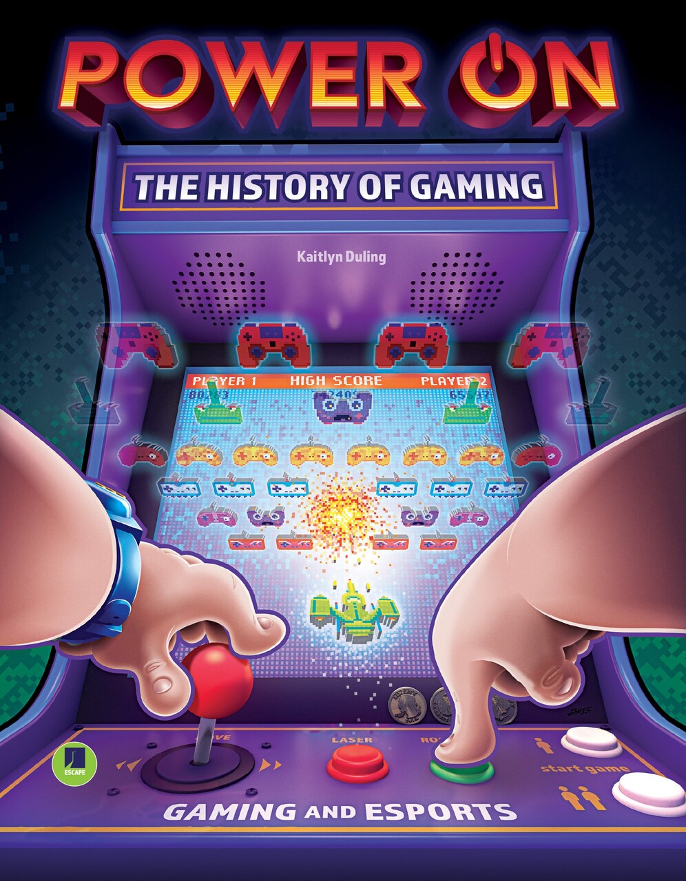 Rourke Educational Media Power On: The History of Gaming—The History Behind Popular Video Games, Characters, Consoles, and the Evolution of eSports, Grades 3-8 Leveled Readers (32 pgs) Reader